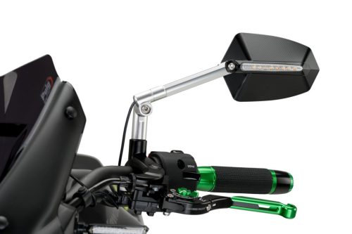 Oglinda retrovizoare PUIG GTI 016DN anodized aluminium / black stanga