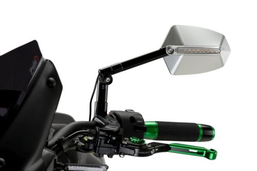 Oglinda retrovizoare PUIG GTI 016ND black / anodized aluminium stanga