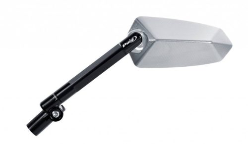 Oglinda retrovizoare PUIG F1.1. 018DN anodized aluminium / black stanga