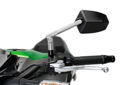 Oglinda retrovizoare PUIG GT.1 019DN anodized aluminium / black stanga