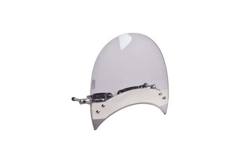 Windshield PUIG ROADSTER 0444H smoke universal, fixations on front forks