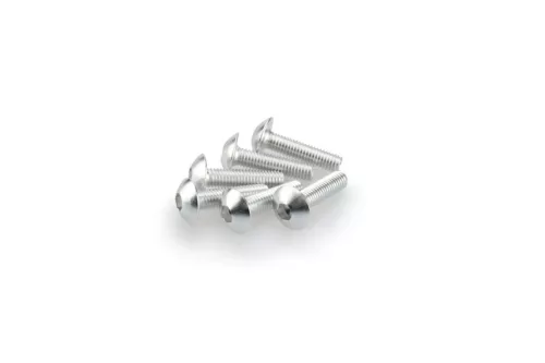 Suruburi PUIG ANODIZED 0550P argintiu M5 x 20mm (6pcs)