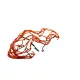 Elastic net PUIG 0788T portocaliu 350 x 350mm