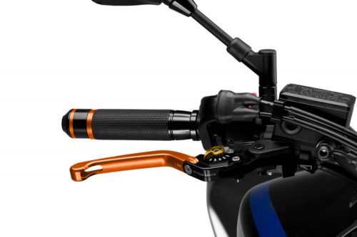 Brake lever without adapter PUIG 3.0 110TO foldable orange/gold
