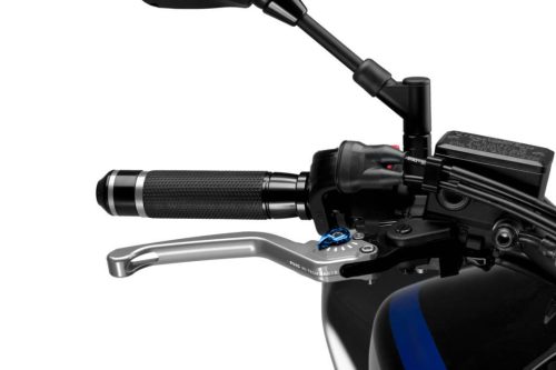 Brake lever without adapter PUIG 3.0 120PA lung silver/blue