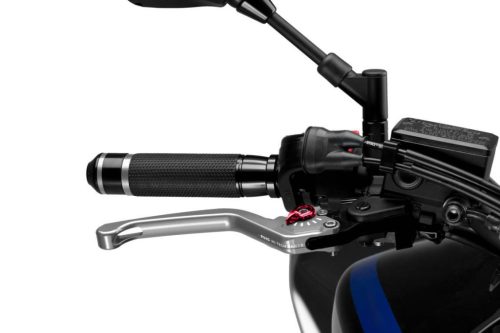 Brake lever without adapter PUIG 3.0 120PR lung silver/red