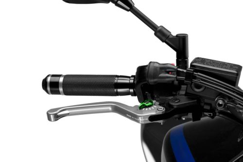 Brake lever without adapter PUIG 3.0 120PV lung silver/green