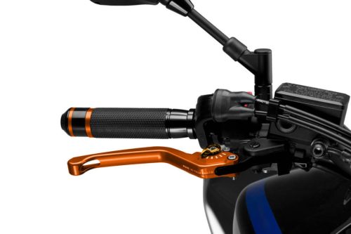 Brake lever without adapter PUIG 3.0 120TO lung orange/gold