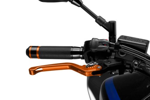 Brake lever without adapter PUIG 3.0 120TP lung orange/silver