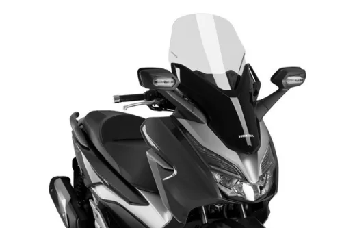 Parbriz PUIG V-TECH LINE TOURING 1295W transparent pentru HONDA NSS 300 Forza 2018-2019, HONDA NSS 125 Forza 2018-2019