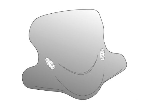 Windshield PUIG CITY TOURING 1306H smoke