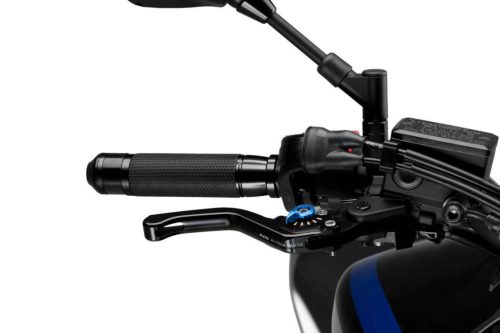 Brake lever without adapter PUIG 3.0 130NA standard negru/albastru