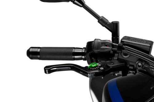 Brake lever without adapter PUIG 3.0 130NV standard negru/verde