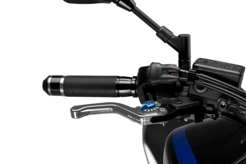 Brake lever without adapter PUIG 3.0 130PA standard silver/blue