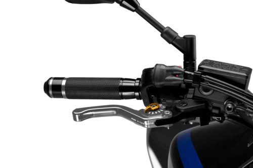 Brake lever without adapter PUIG 3.0 130PO standard silver/gold