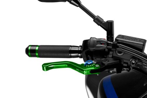 Brake lever without adapter PUIG 3.0 130VA standard green/blue