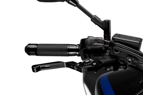 Brake lever without adapter PUIG 3.0 14NNN extendable folding black/black