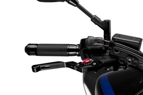 Brake lever without adapter PUIG 3.0 14NNR extendable folding negru/rosu