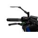 Brake lever without adapter PUIG 3.0 14NNV extendable folding negru/verde
