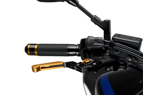 Brake lever without adapter PUIG 3.0 14ONO extendable folding gold/gold