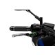 Brake lever without adapter PUIG 3.0 14PNV extendable folding silver/green