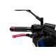 Brake lever without adapter PUIG 3.0 14RNN extendable folding red/black