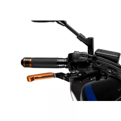   Maneta de frana fara adaptor PUIG 3.0 14TNN extendable folding orange/black