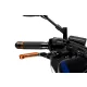Maneta de frana fara adaptor PUIG 3.0 14TNN extendable folding orange/black