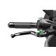 Brake lever without adapter PUIG 160NV foldable negru/verde