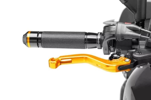 Maneta de frana fara adaptor PUIG 180ON standard gold/black