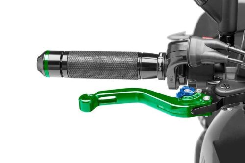 Brake lever without adapter PUIG 180VA standard green/blue