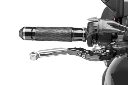 Maneta frana without adapter PUIG 19PNP extendable folding silver/silver