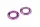 Rings for axle sliders PUIG PHB19 20025L purple