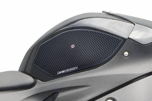 Tank side protectors PUIG ANTI-SLIP 20065N Negru