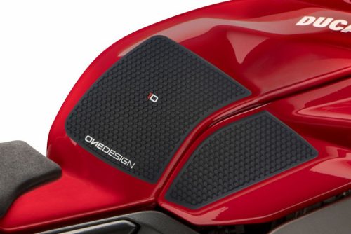 Tank side protectors PUIG ANTI-SLIP 20067N Negru
