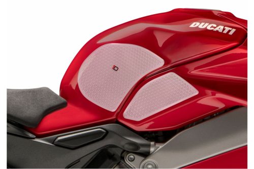 Tank side protectors PUIG ANTI-SLIP 20067W transparent