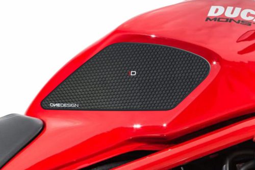 Tank side protectors PUIG ANTI-SLIP 20068N Negru
