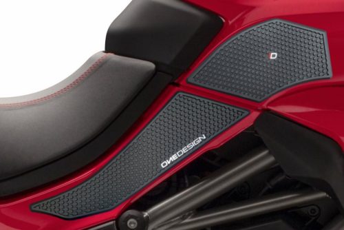 Tank side protectors PUIG ANTI-SLIP 20069N Negru