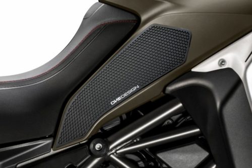 Tank side protectors PUIG ANTI-SLIP 20070N Negru