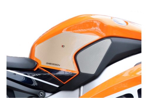 Tank side protectors PUIG ANTI-SLIP 20073W transparent