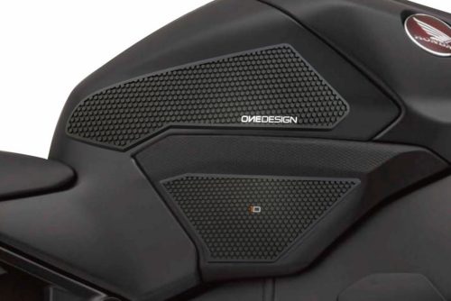 Tank side protectors PUIG ANTI-SLIP 20074N Negru