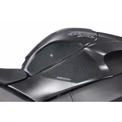 Tank side protectors PUIG ANTI-SLIP 20081N Negru