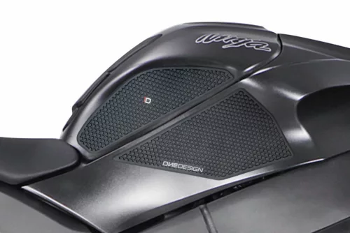 Tank side protectors PUIG ANTI-SLIP 20081N Negru
