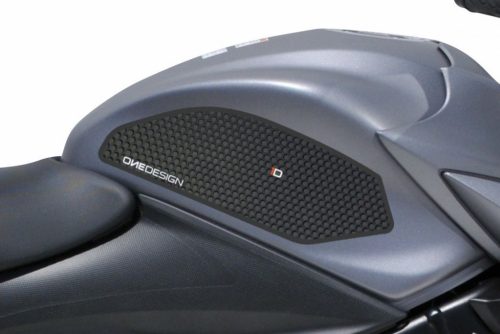 Tank side protectors PUIG ANTI-SLIP 20086N Negru
