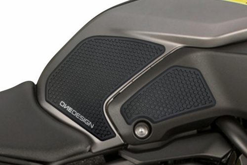 Tank side protectors PUIG ANTI-SLIP 20089N Negru