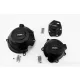 Engine protective covers PUIG 20135N Negru included right, left and alternator caps