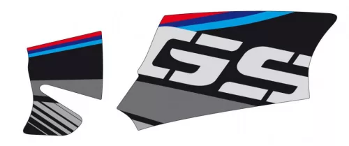 Protectie bascula kit stickers PUIG GS 20152N Negru
