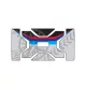 Set actipilde PUIG 20227N Negru pentru cutii BMW