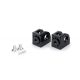 Footpeg adapters PUIG 20235N ajustabila Negru