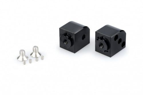 Footpeg adapters PUIG 20250N ajustabila Negru